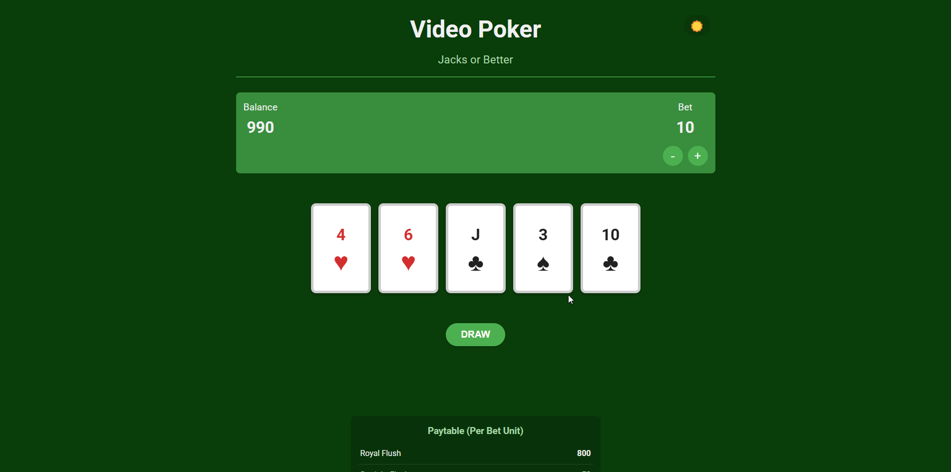 Video Poker